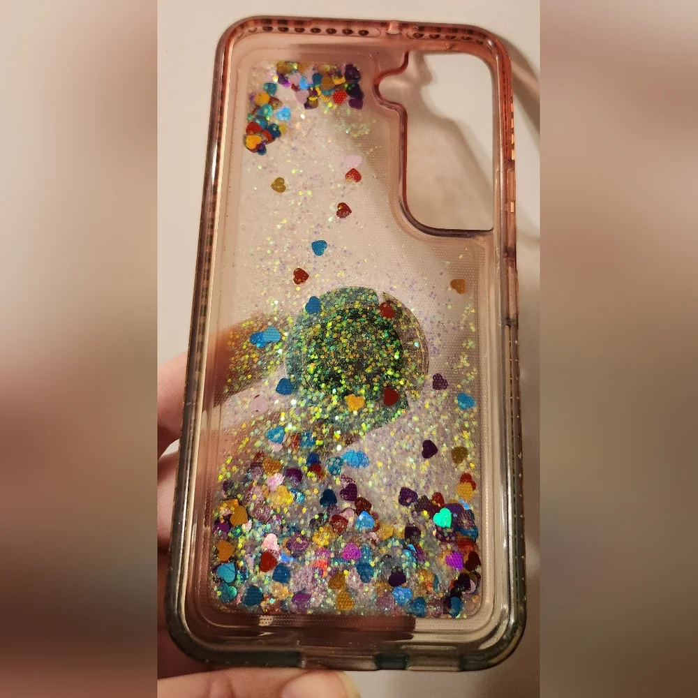 Samsung Galaxy S22 Moving Liquid Holographic Sparkle Glitter (3)Cases